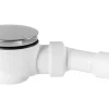 Ablaufgarnitur für Duschwanne Ø 44,8 mm (G 1 1/2) Weiß