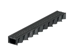 ACO Rinne Hexaline 2.0 Microgrip 1 m Kunststoff Schwarz