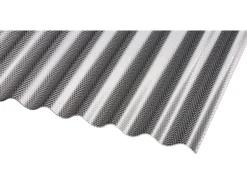 Acryl-Profilplatte Sinus 76/18 Wabe Graphit 250 cm x 104,5 cm