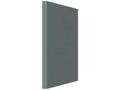 AICA 1250x600x40mm Bauplatte XPS 5er-Pack Fliesenplatte Hartschaum Verrottungsbeständiger Dämmplatte Ausgleichplatte