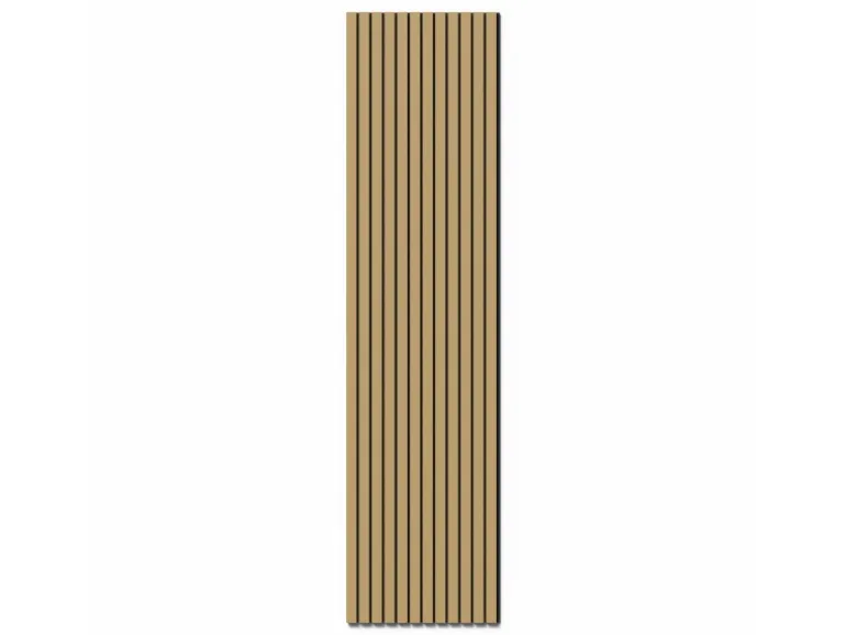 Akustikpaneel Brandhemmend Eiche Sperrholz Filz Schwarz 60 cm x 248 cm