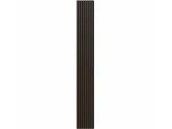 Akustikpaneel Eiche Geräuchert MDF Schwarz Filz Schwarz 32 x 240 cm 2 Stück FSC®