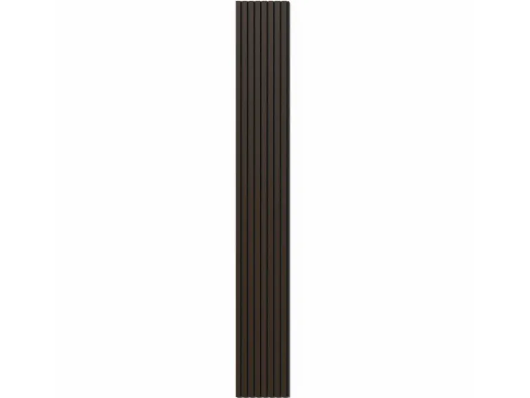Akustikpaneel Eiche Geräuchert MDF Schwarz Filz Schwarz 32 x 240 cm 2 Stück FSC®