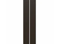 Akustikpaneel Eiche Geräuchert MDF Schwarz Filz Schwarz 32 x 240 cm 2 Stück FSC®