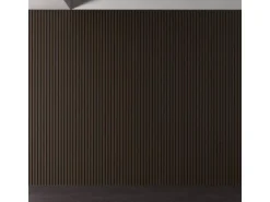 Akustikpaneel Eiche Geräuchert MDF Schwarz Filz Schwarz 32 x 240 cm 2 Stück FSC®