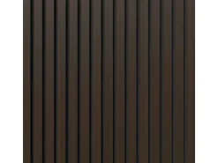 Akustikpaneel Eiche Geräuchert MDF Schwarz Filz Schwarz 32 x 240 cm 2 Stück FSC®