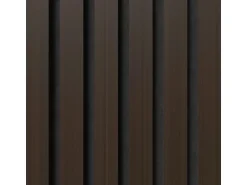Akustikpaneel Eiche Geräuchert MDF Schwarz Filz Schwarz 32 x 240 cm 2 Stück FSC®