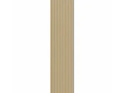 Akustikpaneel Eiche MDF Schwarz Filz Grau 60 cm x 360 cm FSC®