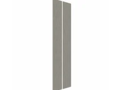 Akustikpaneel Foliert Eiche Grau Filz Grau 32 cm x 240 cm 2 Stück FSC®