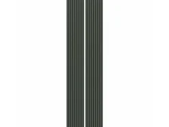 Akustikpaneel Lino Conifer MDF Schwarz Filz Schwarz 32 cm x 240 cm 2 Stück