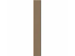 Akustikpaneel Buche MDF Schwarz Filz Schwarz 32 cm x 240 cm 2 Stück FSC®