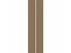 Akustikpaneel Buche MDF Schwarz Filz Schwarz 32 cm x 240 cm 2 Stück FSC®