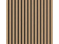 Akustikpaneel Buche MDF Schwarz Filz Schwarz 60 cm x 240 cm FSC®
