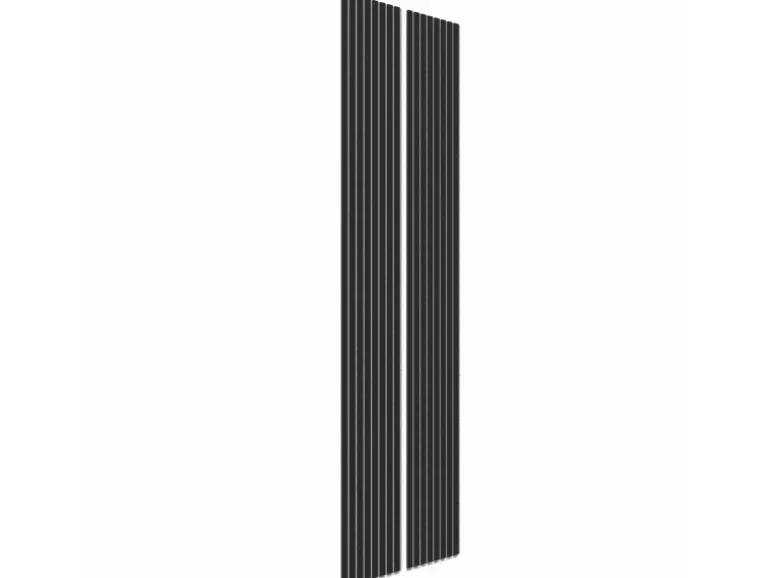 Akustikpaneel Foliert Schwarz Filz Grau 32 cm x 240 cm 2 Stück FSC®