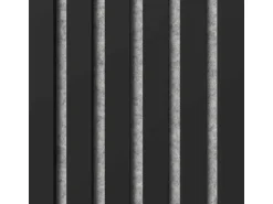 Akustikpaneel Foliert Schwarz Filz Grau 32 cm x 240 cm 2 Stück FSC®