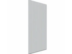 Akustikpaneel Foliert Weiß Filz Weiß 60 cm x 120 cm 2 Stück FSC®