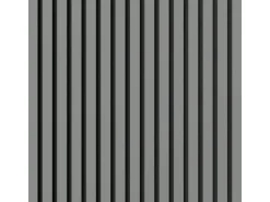 Akustikpaneel Lino Ash MDF Schwarz Filz Schwarz 60 cm x 60 cm 2 Stück