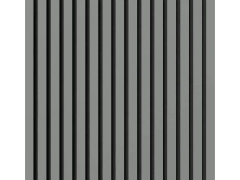 Akustikpaneel Lino Ash MDF Schwarz Filz Schwarz 60 cm x 60 cm 2 Stück