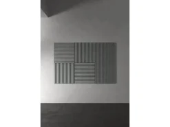 Akustikpaneel Lino Ash MDF Schwarz Filz Schwarz 60 cm x 60 cm 2 Stück