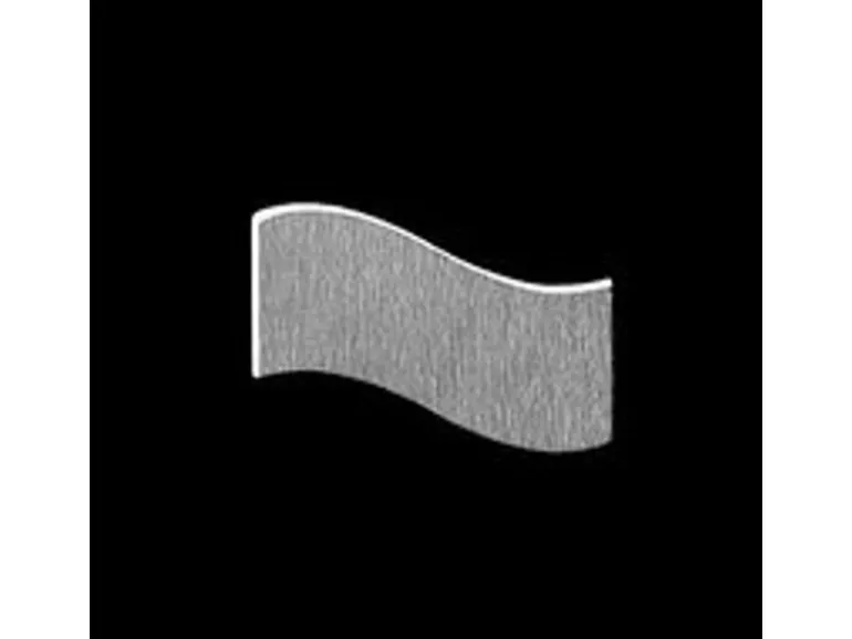 ALLOY Mosaik Fliese Massiv Metall Edelstahl Gebürstet Grau 1,6mm Stark Flux-s-s-b, 1 Paket mit 10 Matten 0,86 m2 Grau