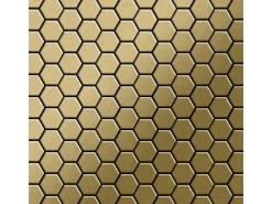 ALLOY Mosaik Fliese Massiv Metall Edelstahl Marine GebĂŒrstet Grau 1,6mm House-s-s-mb 1 Paket mit 10 Matten 0,98 m2 Grau