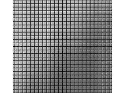 ALLOY Mosaik Fliese Massiv Metall Edelstahl Marine GebĂŒrstet gau 1,6mm Glomesh-s-s-mb 1 Paket mit 10 Matten 1,07 m2 Grau