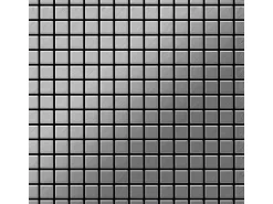 ALLOY Mosaik Fliese Massiv Metall Edelstahl Gebürstet Grau 1,6mm Stark Diamond-s-s-b 1 Paket mit 10 Matten 0,91 m2 Grau