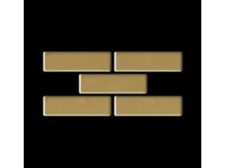 ALLOY Mosaik Fliese Massiv Metall Edelstahl Gebürstet Grau 1,6mm Stark Dollar-s-s-b 1 Paket mit 10 Matten 0,88 m2 Grau