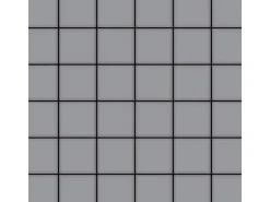 ALLOY Mosaik Fliese Massiv Metall Edelstahl Gebürstet 1,6mm Stark Cinquanta-s-s-b 1 Paket mit 10 Matten 0,94 m2 Grau