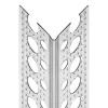 Alu-Eckschoner für Gipskarton ca. 23,5 mm x 23,5 mm x 2500 mm