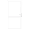 Aluminium-Nebeneingangstür 98 cm x 198 cm A503 Weiß Anschlag Rechts