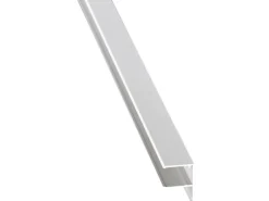 Alu-U-Profil 1,6 cm "Easy-Click" quer eloxiert 400 cm