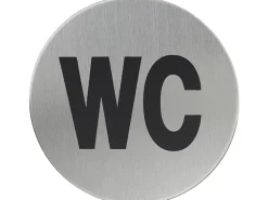 AnsaPro Hinweisschild WC Edelstahl