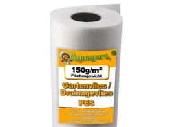 Aquagart 100m² Gartenvlies Unkrautvlies Drainagevlies 150g 1m Breit