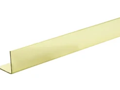 Arcansas Winkelprofil gleichschenklig Messing 15 mm x 15 mm x 1.000 mm