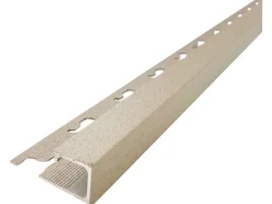 Arcansas Quadrat Profil Alu pulv. Sand 1,2 x 2,7 x 250 cm