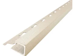 Arcansas Quadrat Profil Alu pulv. Beige 1 x 2,7 x 250 cm