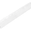 Arcansas Viertelkreis PVC Weiß 1,2 x 2,1 x 250 cm