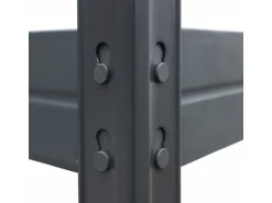 Ar Shelving Rivet Set 180 x 180 x 180 x 45 cm mit 4 HDF-Böden Anthrazit