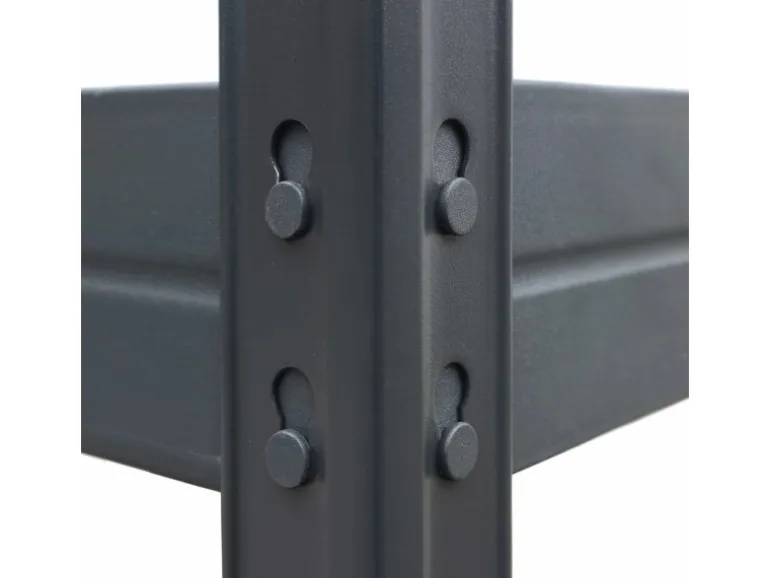 Ar Shelving Rivet Set 180 x 180 x 180 x 45 cm mit 4 HDF-Böden Anthrazit