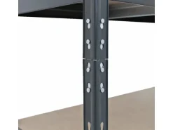 Ar Shelving Rivet Set 180 x 180 x 180 x 45 cm mit 4 HDF-Böden Anthrazit