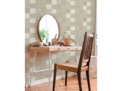 A.S. Création Vliestapete New Walls Fliese Beige FSC®