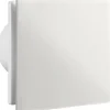 Badventilator System Ø 100 mit Glasabdeckung Weiss Hochglanz