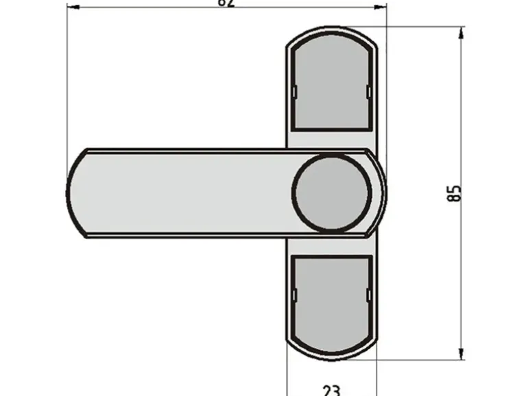 Basi Fenstersicherung FS 500 für einflügelige Fenster und Fenstertüren Weiß