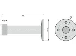 Basi - Wand-Türstopper - TS 21 - Edelstahl - 7704-0021
