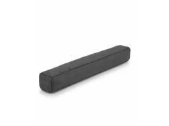 Beautissu Levante MM Zugluftstopper 6,5x90cm Dunkelgrau