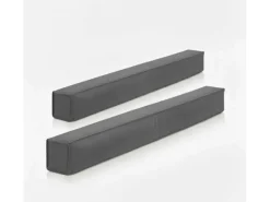 Beautissu Marin MM Zugluftstopper 6,5x90cm Anthrazit 2tlg