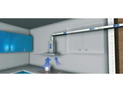 Bogen 90° senkrecht System 100