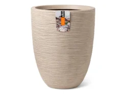 Capi Übertopf "Waste Rib NL" Terrazzo Beige 34 x 46 cm
