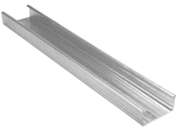 CD-Deckenprofil Stahl verzinkt 27 mm x 60 mm x 2.600 mm
